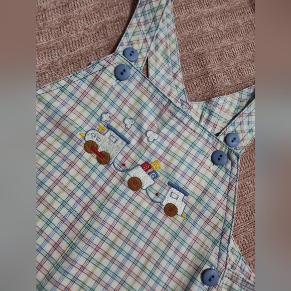 Sarah Louise England train overalls sz12m - Picture 2 of 3